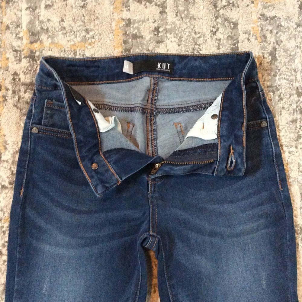 KUT FROM THE KLOTH SKINNY JEANS! EUC! SIZE 0 - Picture 3 of 9